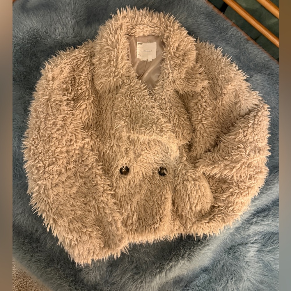 Anthropologie Shag Faux Fur Jacket